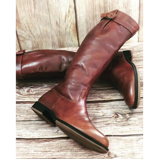 Giày bốt da thật size 39 authentic