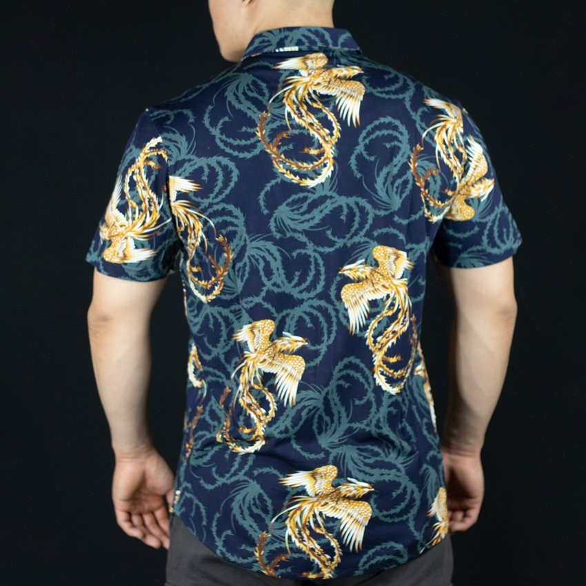 Áo sơ mi nam tay ngắn họa tiết đẹp, chất - SM05 | cao cấp, form suông, trẻ trung, phong cách, cá tính, thoáng mát | BigBuy360 - bigbuy360.vn