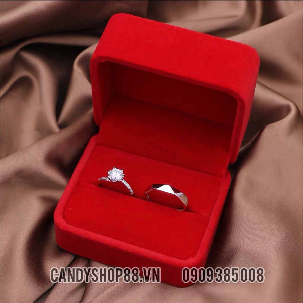 [HCM] Hộp nhung đựng nhẫn cưới, nhẫn đôi đẹp | BigBuy360 - bigbuy360.vn
