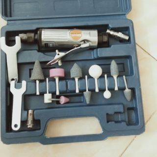 Máy mài hơi chà lốp xăm xe và 10 đầu mài KASAKI