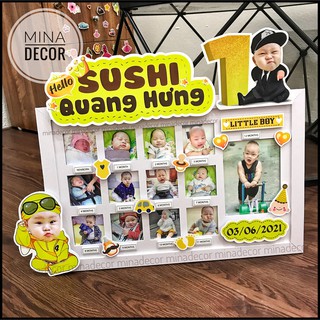 KHUNG ẢNH 12 THÁNG + 1 HÌNH CHi