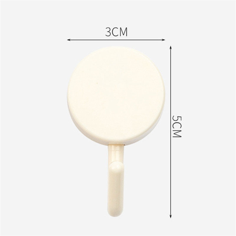 [10Pcs Set] [ Home Creative Wall Hanging Storage Hooks ] [Multifunction Bathroom Kitchen Self Adhesive Door Hanger Hook]