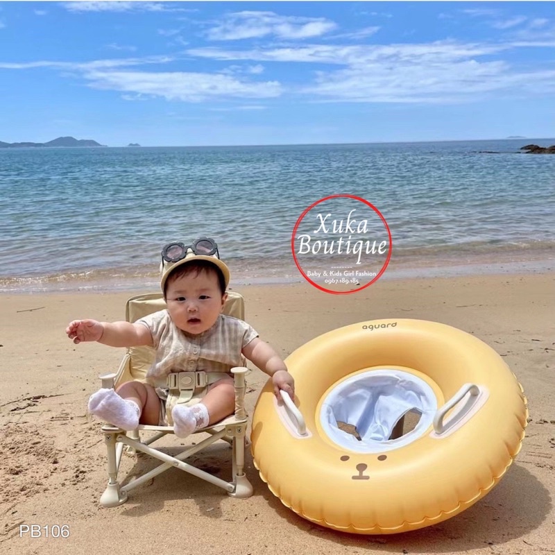 Phao Bơi Cho Bé Chống Lật Từ 1-8 Tuổi Bar-Rot, Phao Ngồi Bơi An Toàn Hàn Quốc 2022