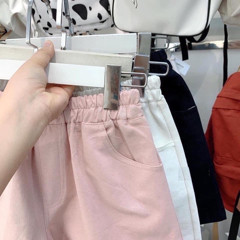 Quần Short Cotton Trơn PEONYB Nữ [FREESHIP] 🌸 Shorts đùi ống rộng, thun ngắn mặc ở nhà đi ngủ cạp chun Ulzzang HOT = 🌸 | BigBuy360 - bigbuy360.vn