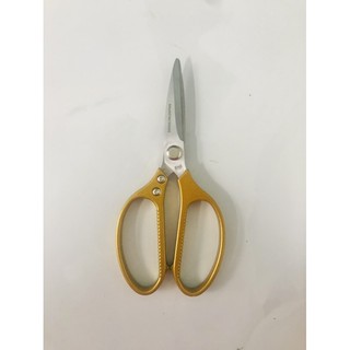 Kéo làm cá - Kéo cắt hoa- kéo tỉa cành - kéo cắt giấy (cán vàng loại tốt)