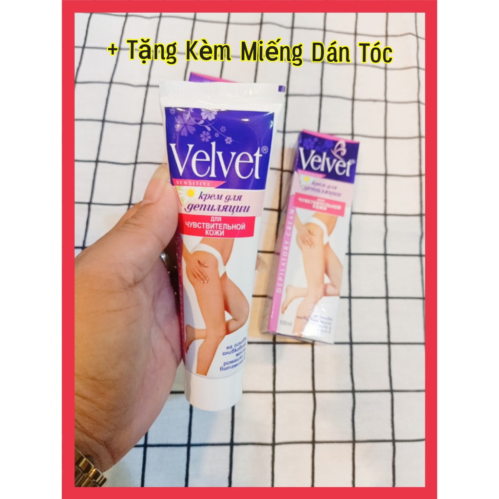 [ Mã SHOPABC2 giảm 10K ] Kem Tẩy Lông Velvet Nga 100ml