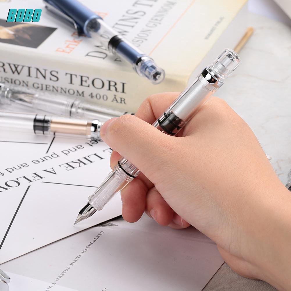 Bút Máy Trong Suốt Nhiều Màu Sắc