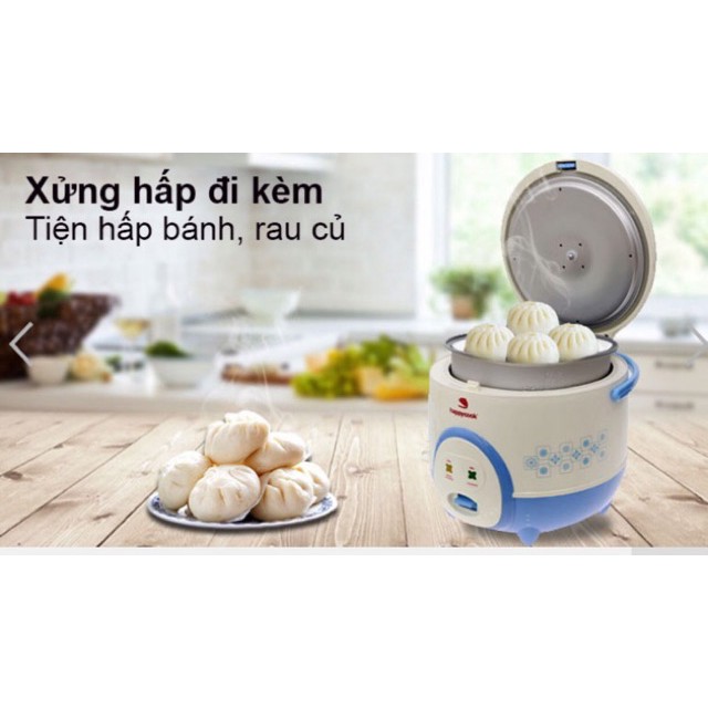 [Mã ELHADEV giảm 4% đơn 300K] Nồi cơm điện Happy Cook 1,8L nấu cơm là ngon