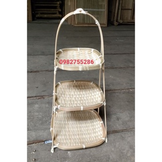 mẹt tre 3 tầng (mẹt vuông)