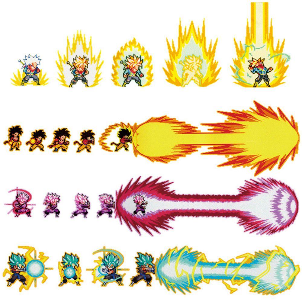 Miếng Dán Trang Trí Cửa Sổ Xe Hơi / Xe Máy Họa Tiết Dragon Ball Độc Đáo Thời Trang