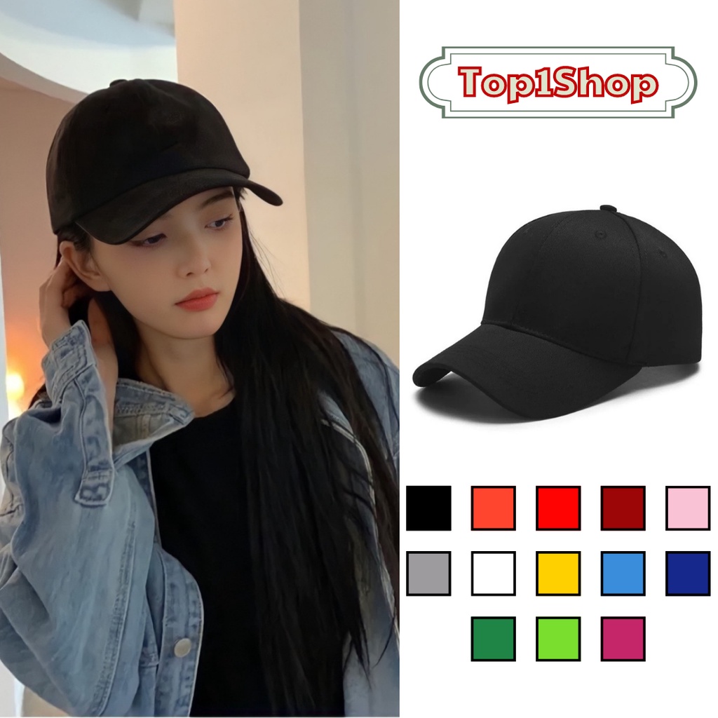 Mũ Lưỡi Trai Chất Kaki Thoáng Mát Thời Trang Nam Nữ Phong Cách nón kết cá tính