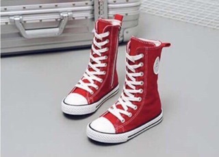 Boot vải cao cổ cho bé gái