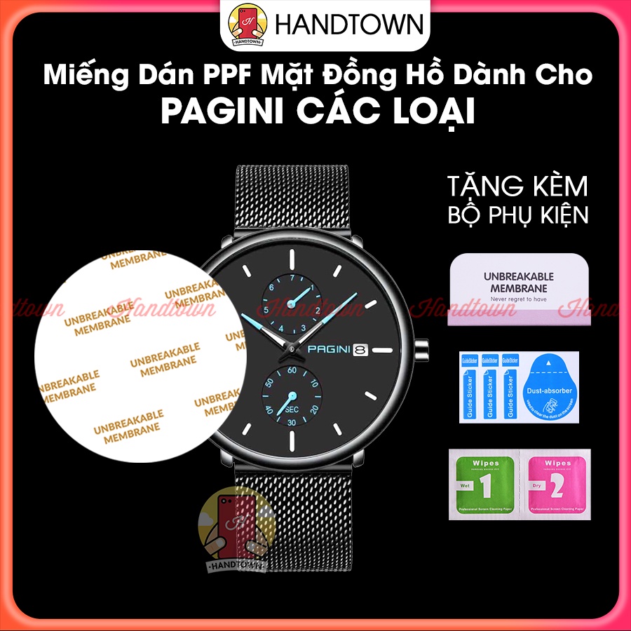 Dán PPF Mặt Kính Đồng Hồ PAGINI PA9966 PA5533 PA5588 15588 9966 5566 1797 9988 2218 19966 2299 5588 Chống Xước Handtown