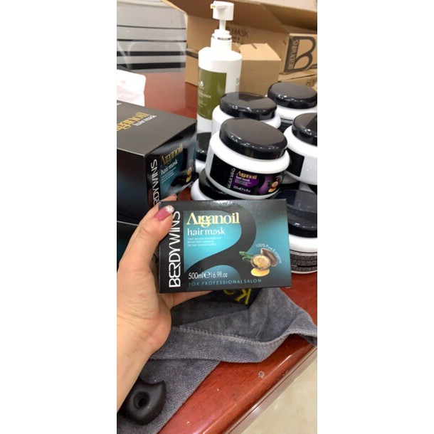 SIÊU PHỤC HỒI TÓC NÁT ARGANOIL HAIR MASK BERDYWIN 500ML | BigBuy360 - bigbuy360.vn