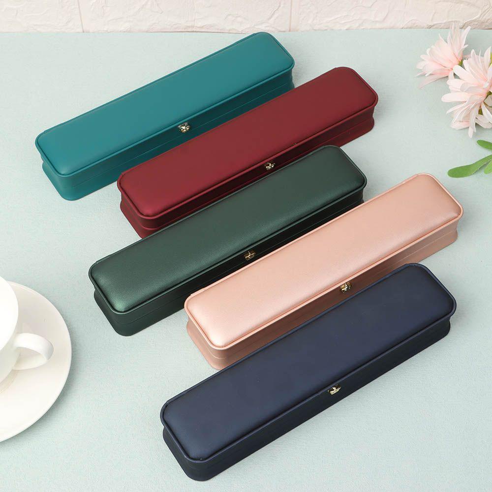 SUMU Hộp Đựng Nhẫn / Đồng Hồ Bằng Nhựa Phối Nhung Ốp