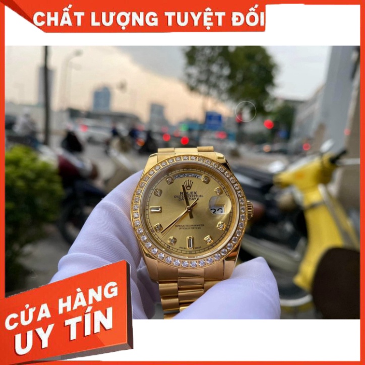 Đồng Hồ Nam RoLex Day-Date Sapphire RA82 Case 36mm 40mm Máy cơ Automatic Nhật