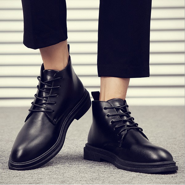 [Mã FAGREAT245 giảm 8% tối đa 50K đơn từ 250K] Giày Boot Nam Đen SGS GN289 | BigBuy360 - bigbuy360.vn