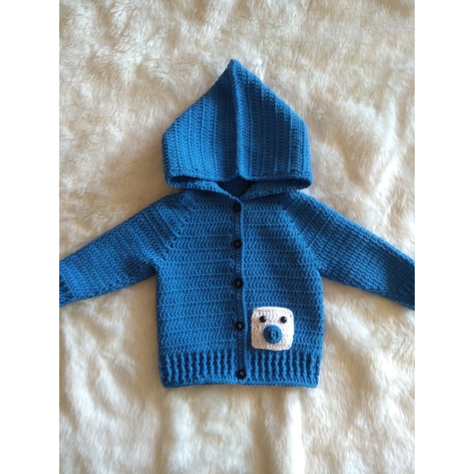 Áo khoác len handmade cho bé