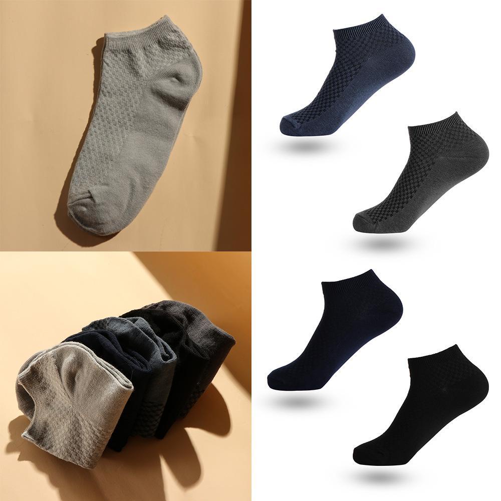 Set 1 / 5 Đôi Vớ Cotton Sợi Tre Tàng Hình Tiện Dụng