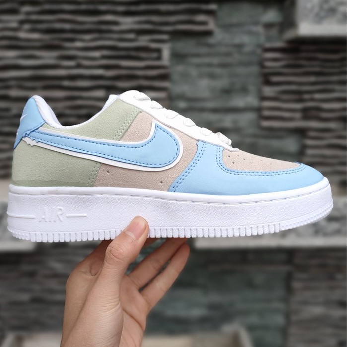 ❤️ SIÊU SALE ❤️ GIÀY THỂ THAO NỮ - NIKE AF1 MÀU TRẮNG XANH HÀNG ĐẸP  , MIỄN PHÍ VẬN CHUYỂN TOÀN QUỐC .. ❤️