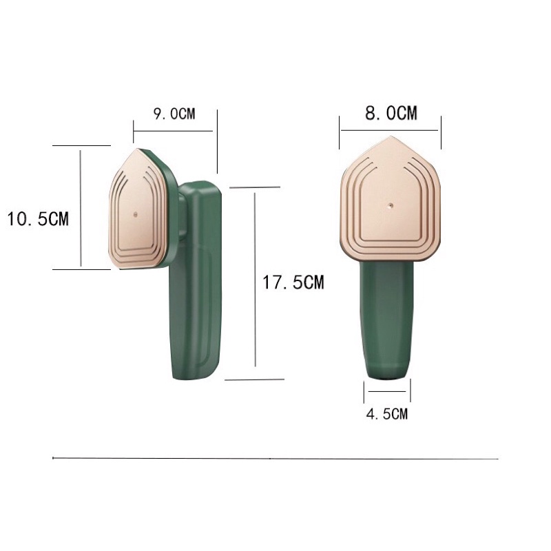 Bàn Là Hơi Nước Cầm Tay Mini - Bàn Ủi Hơi Nước Nhỏ Gọn Dễ Dàng Mang Đi Công Tác, Du Lịch