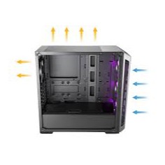 Vỏ Case Cooler Master MasterBox MB520 TG (Mid Tower Đen/Led RGB)