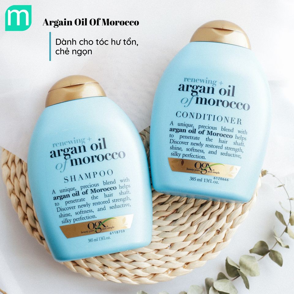 Dầu Gội, Dầu Xả OGX Renewing Argan Oil Of Morocco 385ml