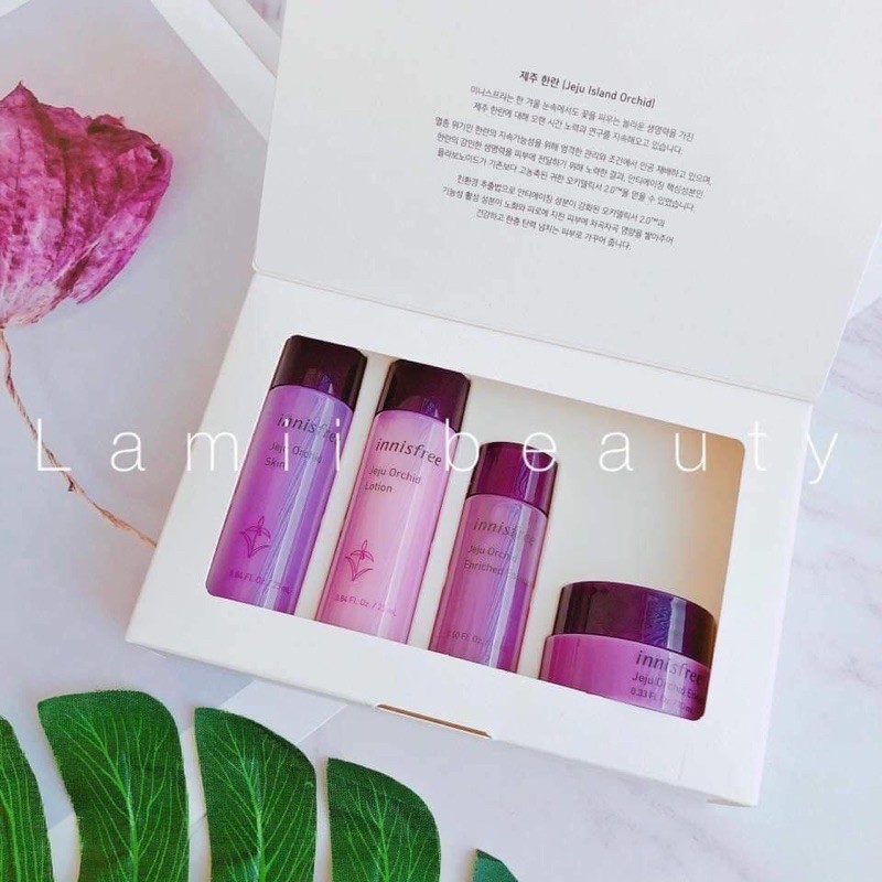 Set dưỡng da Innisfree Jeju orchid special kit