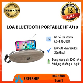 Loa bluetooth portable hf-u10 kết nối bluetooth 5.0+erd