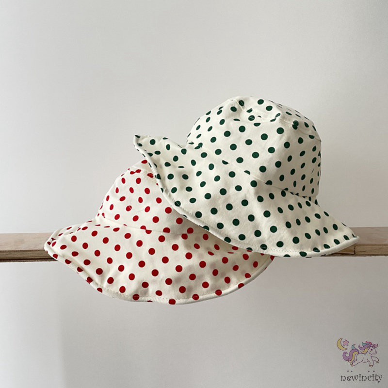 Nón Tai Bèo Họa Tiết Chấm Bi Thời Trang Mùa Hè Hàn Quốc