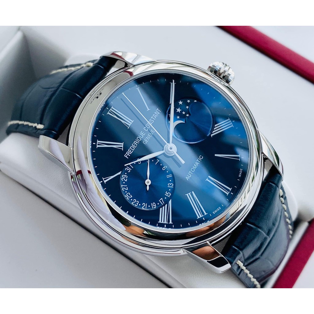 Đồng hồ nam chính hãng Frederique Constant Classic Moonphase Automatic  FC-712MN4H6 - Máy cơ tự động - Kính Sapphire