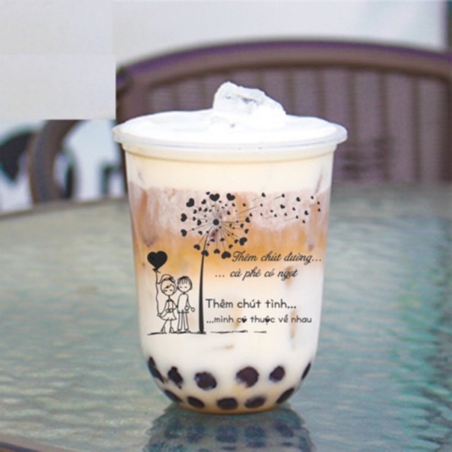 1000 cốc nhựa chữ U, ly nhựa đáy bầu