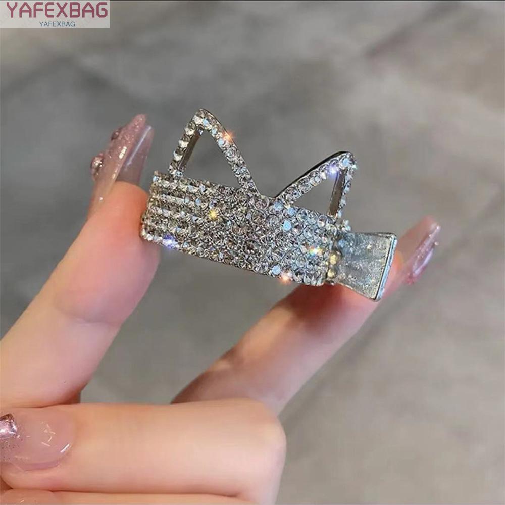 Hair Claw Female Fixed Geometry Girls Golden Pearl Hairpin Korean Style