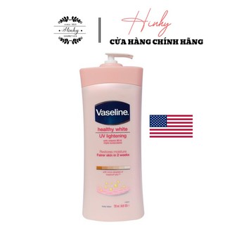 Sữa Dưỡng Thể Trắng Da Vaseline Healthy White Mỹ 725ml