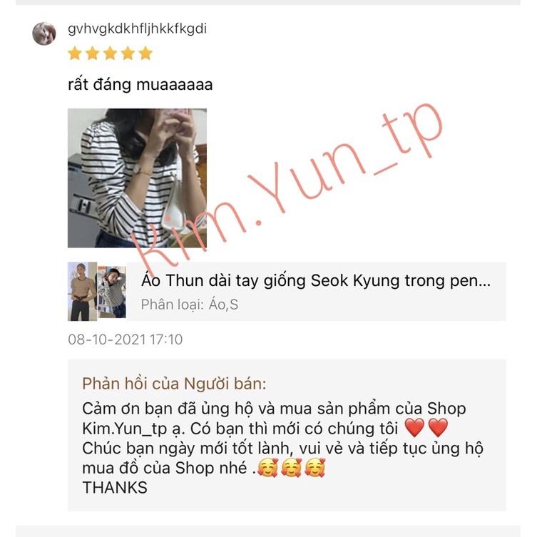 Áo Thun dài tay giống Seok Kyung trong penthouse