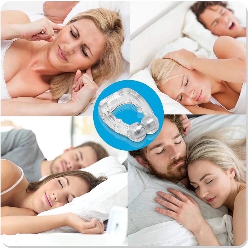 (Hỏa Tốc) -  Kẹp mũi chống ngáy bằng silicon giúp thở thoải mái cho nam nữ, bảo vệ giấc ngủ vào ban đêm