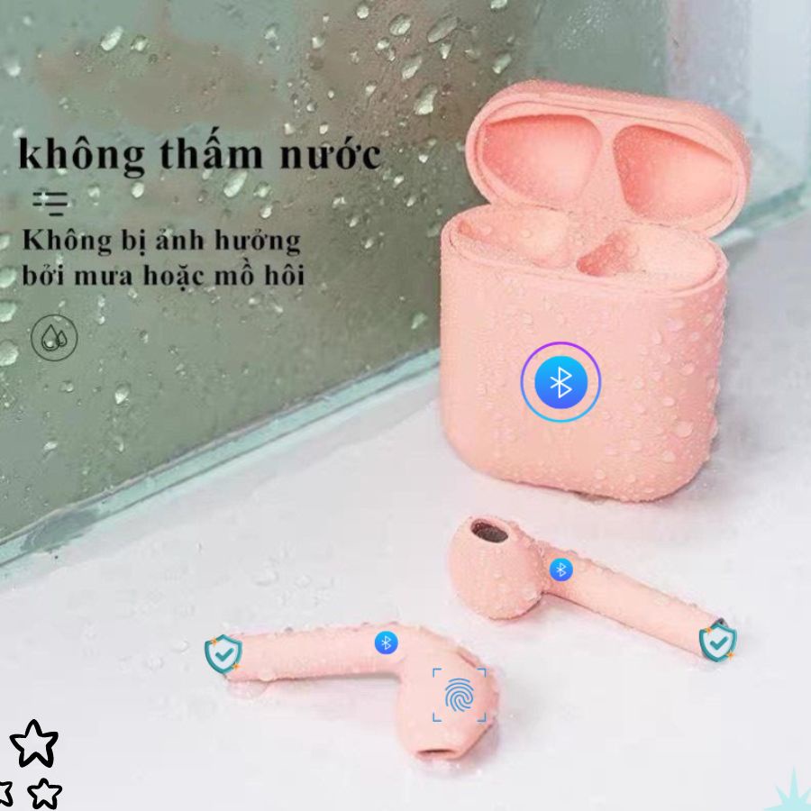 Tai Nghe Bluetooth Không Dây j12 TWS 5.0 Có Micro Nghe Gọi Cảm Ứng Chạm Chơi Game Giảm Tiếng Ồn J12_Mau -vibes_shop
