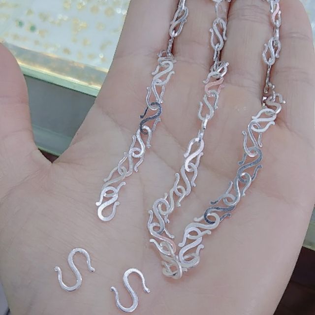 Móc khóa dây chuyền bạc ta_ van jw