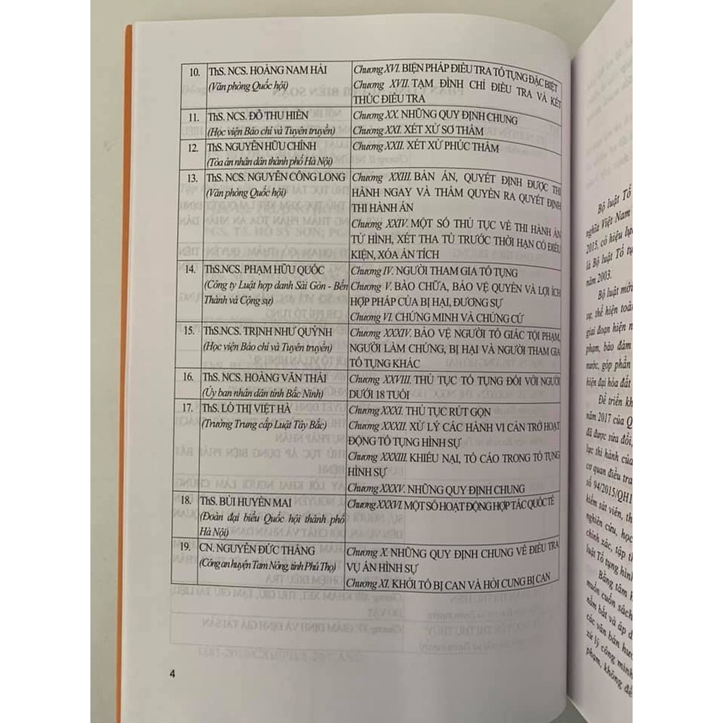 Sách - Chỉ Dẫn Tra Cứu Áp Dụng Bộ Luật Tố Tụng Hình Sự Năm 2015