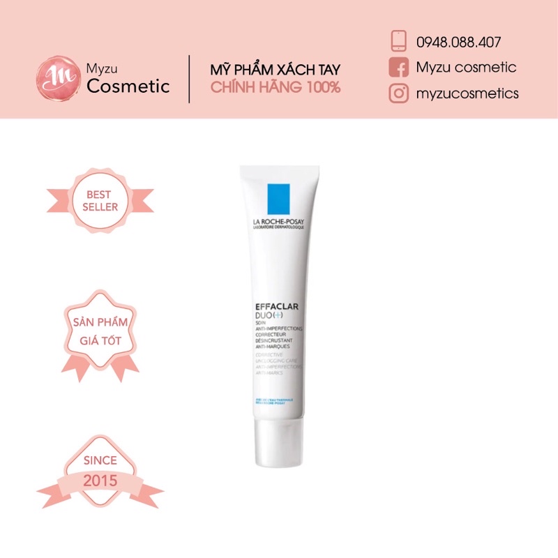 Set kem trị mụn Effaclar Duo+