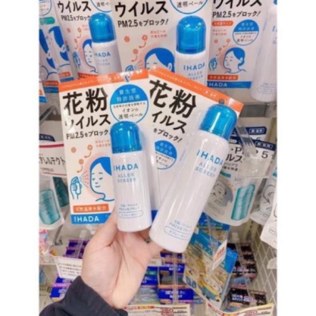 CHAI XỊT MẶT KHÁNG KHUẨN IHADA - CHAI 50gr