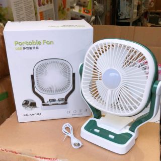 Quạt tích điện 2in1 mini fan