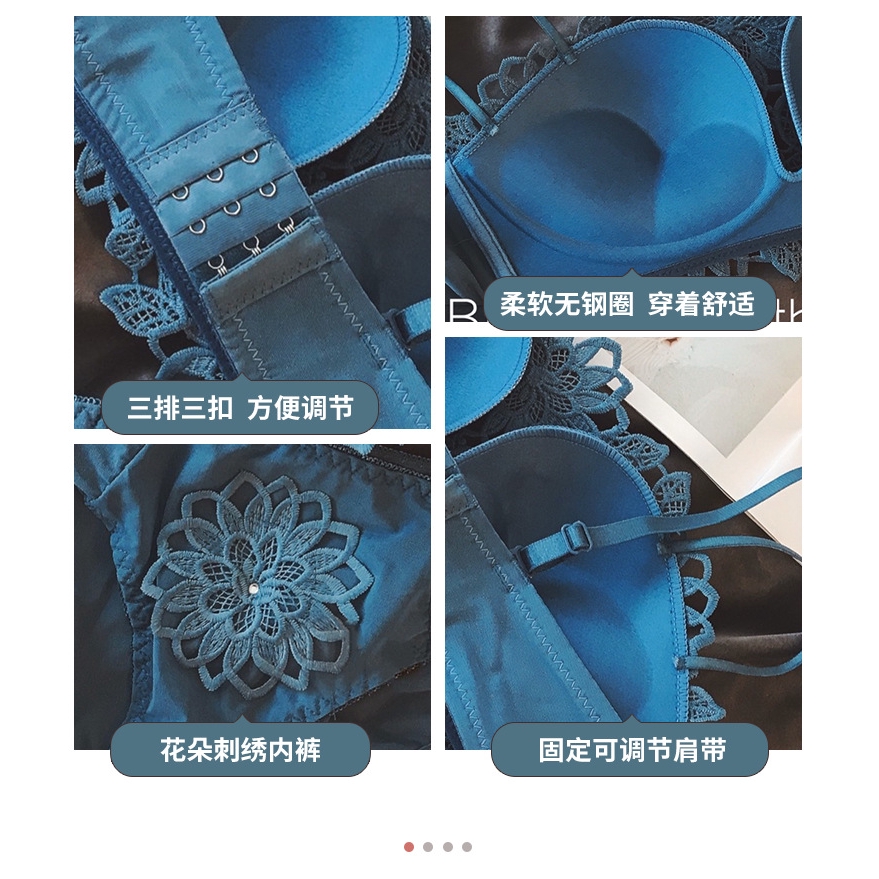 Bộ Đồ Lót Phối Ren Không Gọng Quyến Rũ Dành Cho Nữ (Có Bán Lẻ) | BigBuy360 - bigbuy360.vn