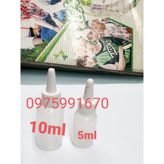 100 lọ chiết nhựa 5ml-10ml, lọ nhỏ mắt, lọ hút máu bầm spa