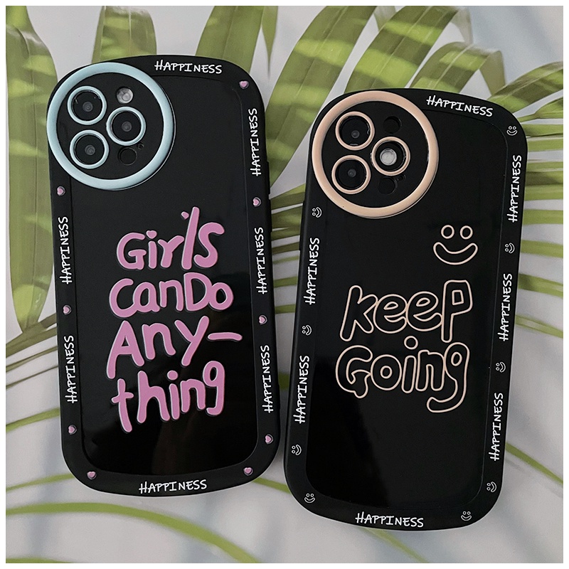 FOR OPPO A17K A57 A77S A39 A37 RENO 7 8 REALME C55 6 PRO 7i 9i C35 C31 C25 C21Y C20 C17 C15 C12 C11   Pink oval soft case