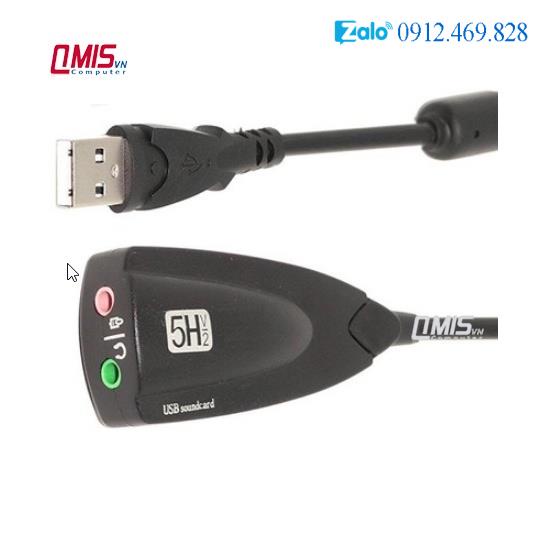 Đầu chuyển USB ra âm thanh 7.1 cho laptop PC - USB 7.1 SOUND CARD