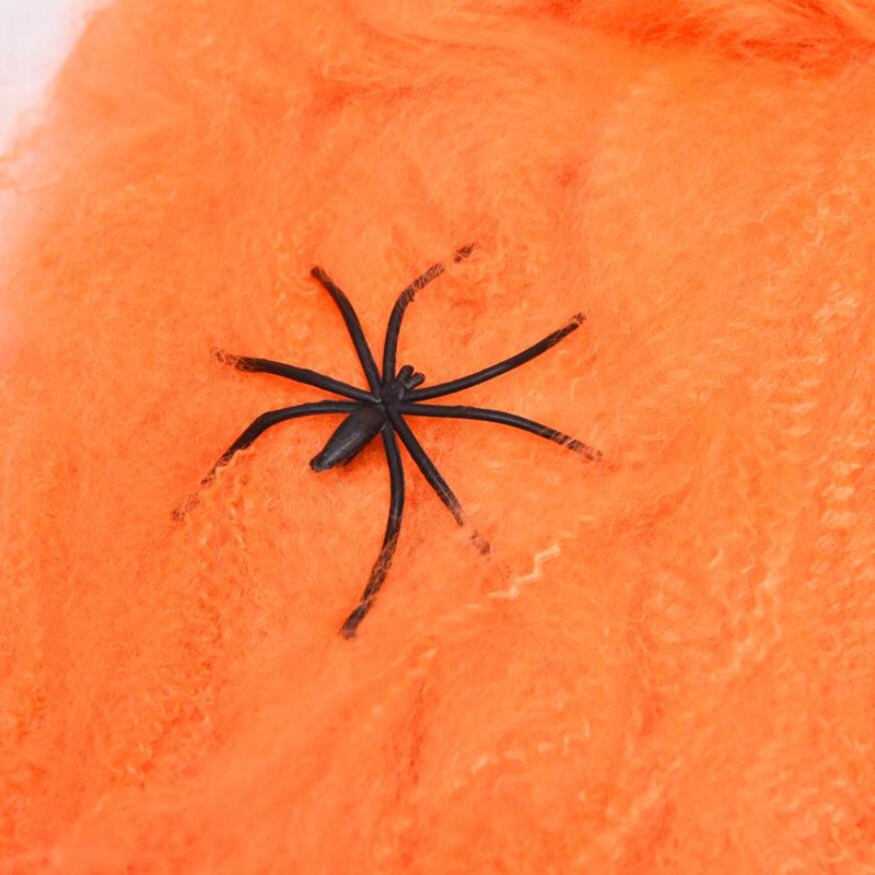 Mạng Nhện Giả Trang Trí Halloween Có Thể Kéo Dài