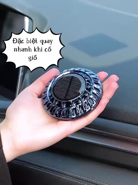 Sáp thơm ô tô mẫu UFO năng lượng mặt trời, máy khếch tán sáp thơm xoay toả hương cho xe hơi ST20 | BigBuy360 - bigbuy360.vn