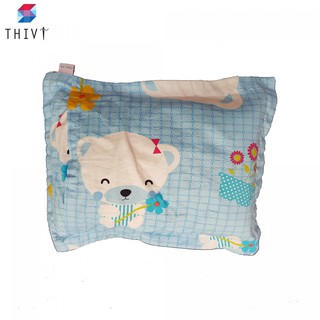 Gối Thảo Dược Đinh Lăng Cho Bé Cotton Hàn Quốc - Giúp Bé Ngủ Ngon