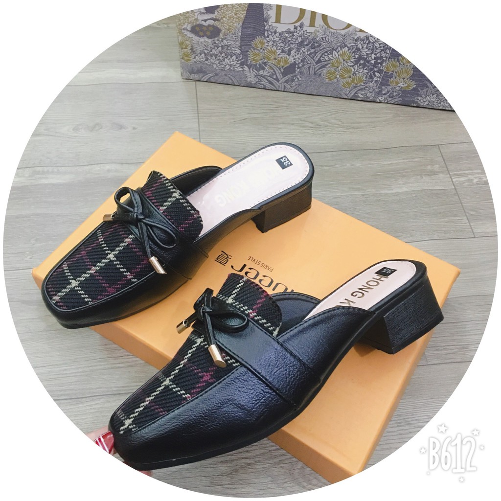 Giày sục phối khóa cực xinh ( ảnh thật )